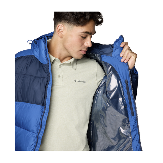 COLUMBIA kurtka puchowa zimowa męska Pike Lake II niebieski