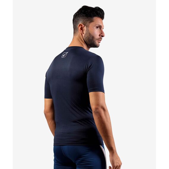 GIVOVA koszulka treningowa męska t-shirt CORPUS 2 granatowa, Kolor: niebieski, Rozmiar: L, 3 zdjęcie