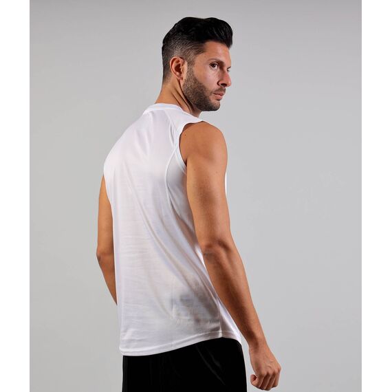 GIVOVA koszulka bezrękawnik unisex ONE biały, Kolor: biały, Rozmiar: M, 4 zdjęcie