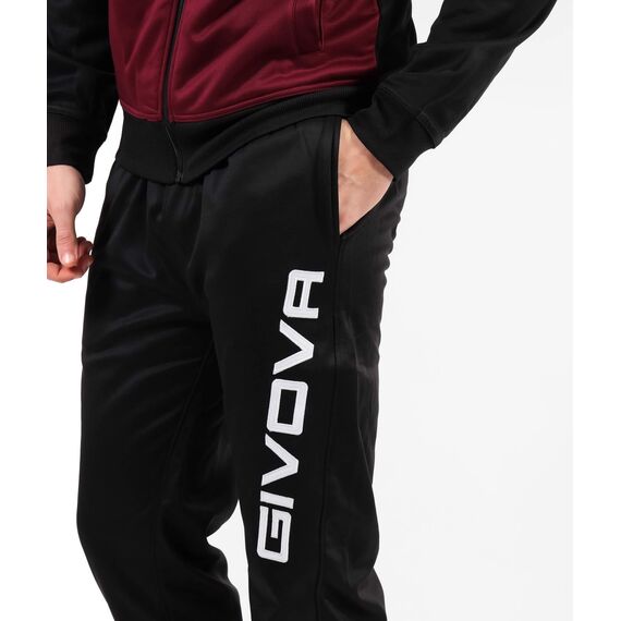 GIVOVA komplet dresowy spodnie + buza TUTA CUBA bordowy, Kolor: Bordowy, Rozmiar: 2XL, 2 zdjęcie