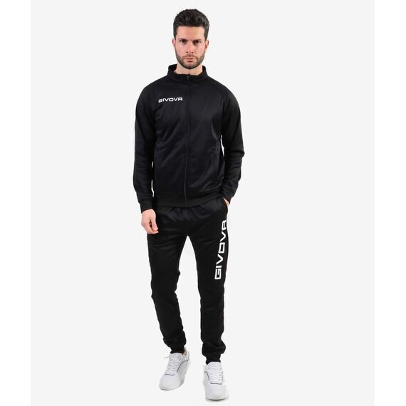 GIVOVA komplet dresowy spodnie + buza TUTA CUBA czarny, Kolor: czarny, Rozmiar: 2XL