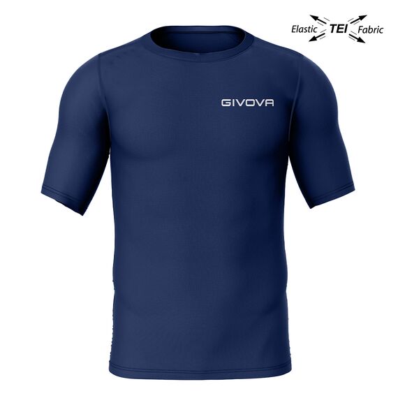 GIVOVA koszulka treningowa męska t-shirt CORPUS 2 granatowa, Kolor: niebieski, Rozmiar: L