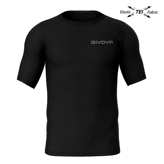 GIVOVA koszulka treningowa t-shirt CORPUS 2 czarna, Kolor: czarny, Rozmiar: XL, 2 zdjęcie