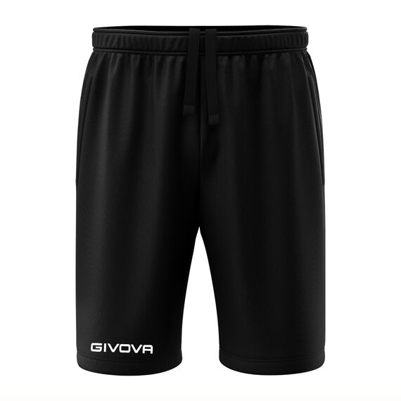 GIVOVA spodenki sportowe męskie BERMUDA czarne, Kolor: czarny, Rozmiar: XL