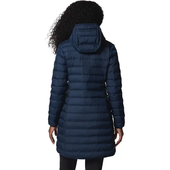 COLUMBIA kurtka puchowa damska długa Lake 22 II granatowy