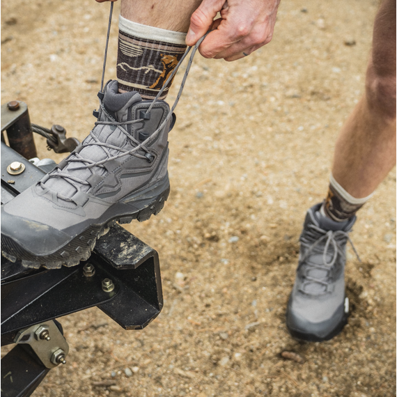 SMARTWOOL skarpety trekkingowe unisex H TC BEAR MDCRW HIKE ASH brązowy