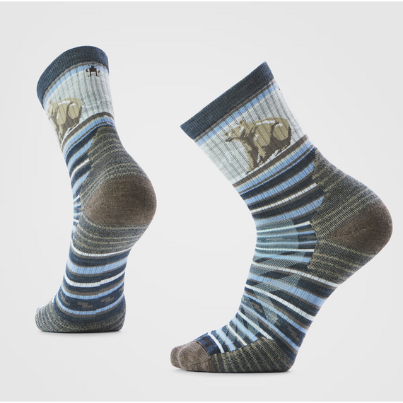 SMARTWOOL skarpety trekkingowe unisex H TC BEAR MDCRW HIKE TWILI niebieski