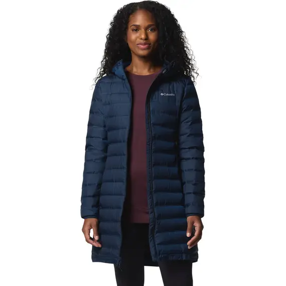 COLUMBIA kurtka puchowa damska długa Lake 22 II granatowy