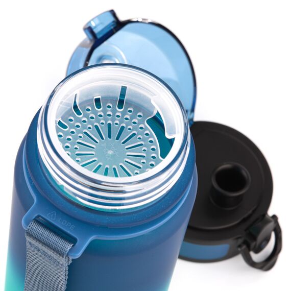 Bidon sportowy Meteor 350 ml niebieski/turkusowy, 4 zdjęcie