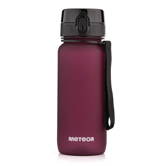 Bidon sportowy Meteor 650 ml bordowy
