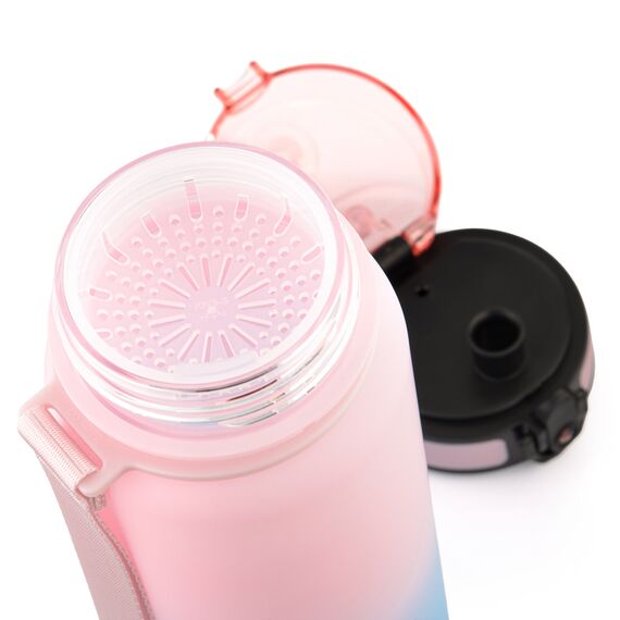 Bidon sportowy Meteor 800 ml różowy/niebieski, 5 zdjęcie