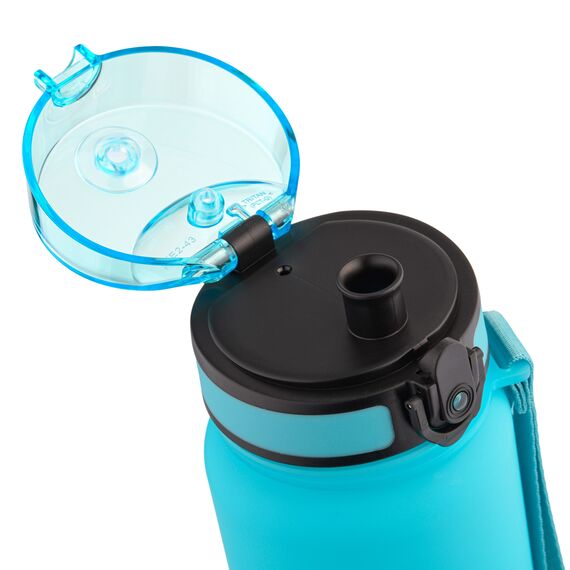 Bidon sportowy Meteor 800 ml zielony/błękitny, 4 zdjęcie