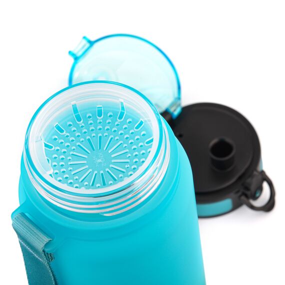 Bidon sportowy Meteor 800 ml zielony/błękitny, 5 zdjęcie