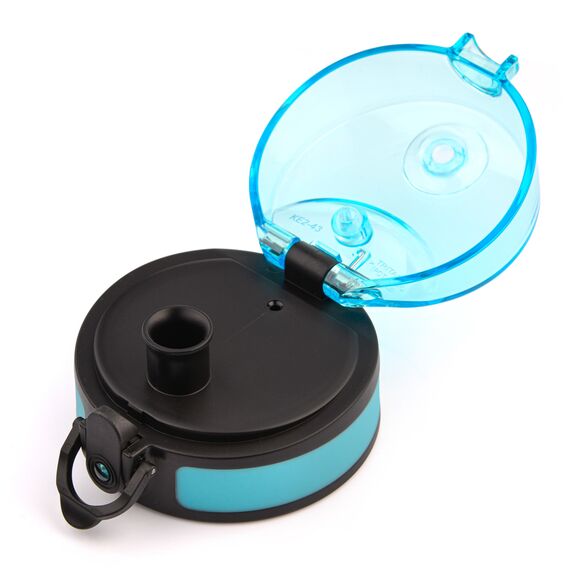 Bidon sportowy Meteor 800 ml zielony/błękitny, 3 zdjęcie