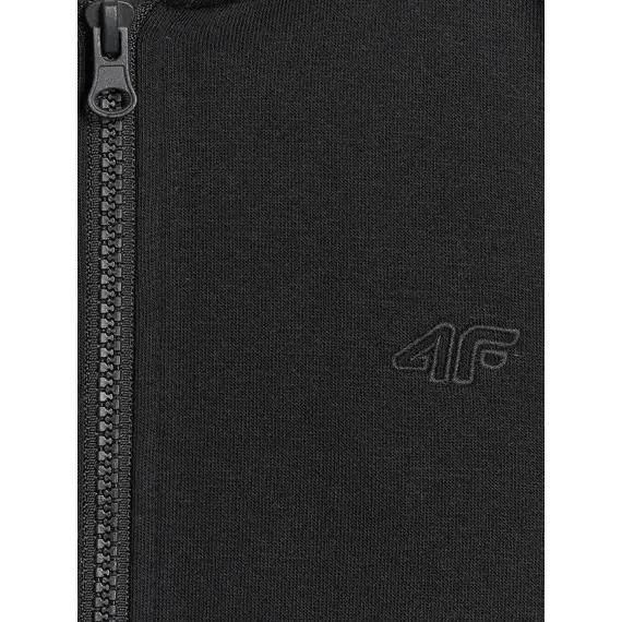 4F bluza dla dziewczynki rozpinana z kapturem 4FJWMM00TSWSF1861 czarny