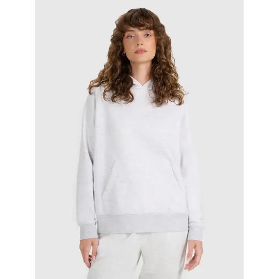 4F bluza damska z kapturem bawełniana 4FWMM00TSWSF1764 szary