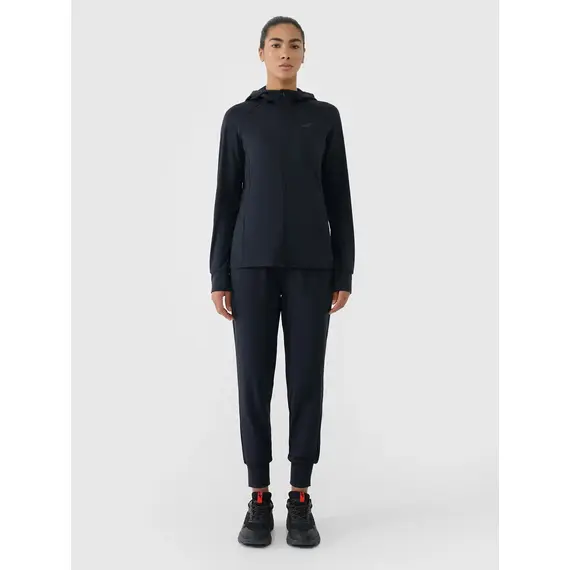 4F bluza damska treningowa rozpinana 4FWMM00TFSWF653 czarny