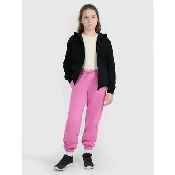 4F bluza dla dziewczynki rozpinana z kapturem 4FJWMM00TSWSF1861 czarny