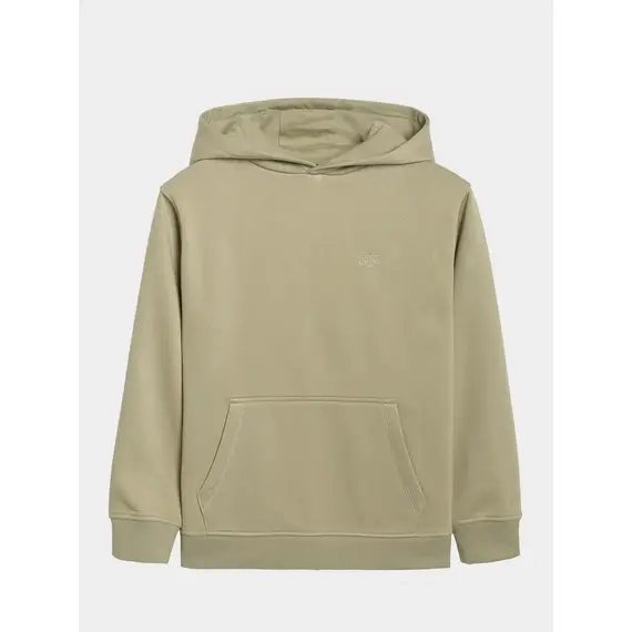 4F bluza dresowa chłopięca z kapturem 4FJWAW25TSWSM1945 zielony