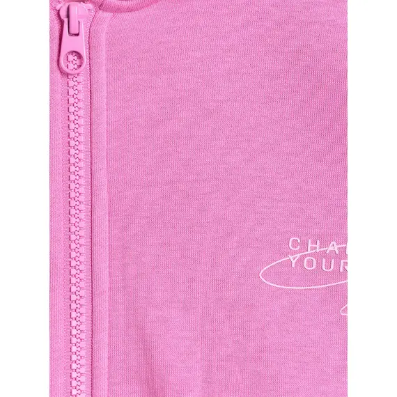 4F bluza dresowa dla dziewczynek rozpinana 4FJWAW25TSWSF1941 różowy
