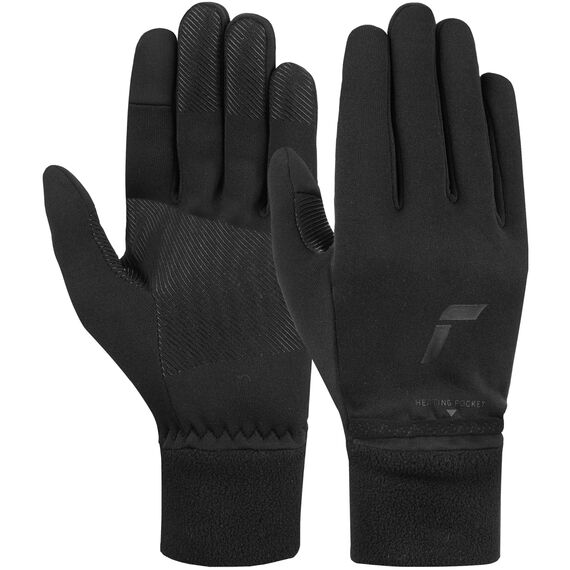 Rękawice narciarskie REUSCH Heat Liner TOUCH-TEC czarne, Kolor: czarny, Rozmiar: 7