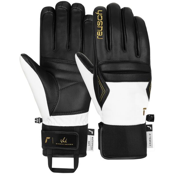 Reusch Rękawice narciarskie damskie Mikaela Shiffrin R-TEX XT czarne, Kolor: czarny, Rozmiar: 6.5