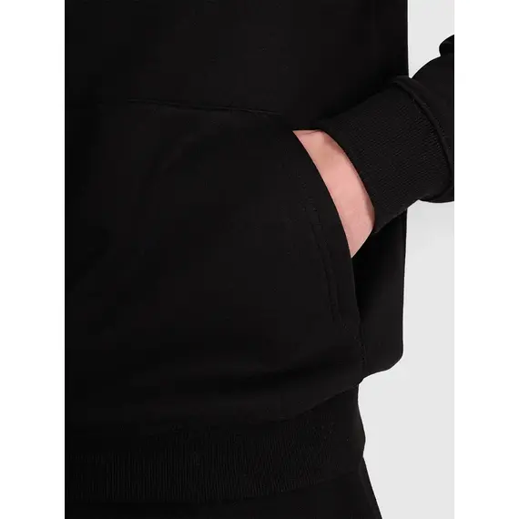 4F bluza dresowa męska z kapturem 4FWMM00TSWSM1766 czarny