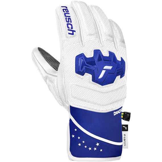 Rękawice narciarskie dziecięce Reusch Worldcup Warrior GS Junior czarne, Kolor: biały, Rozmiar: 6.5, 3 zdjęcie Rękawice narciarskie dziecięce Reusch Worldcup Warrior GS Junior czarne, Kolor: biały, Rozmiar: 6.5, 3 zdjęcie