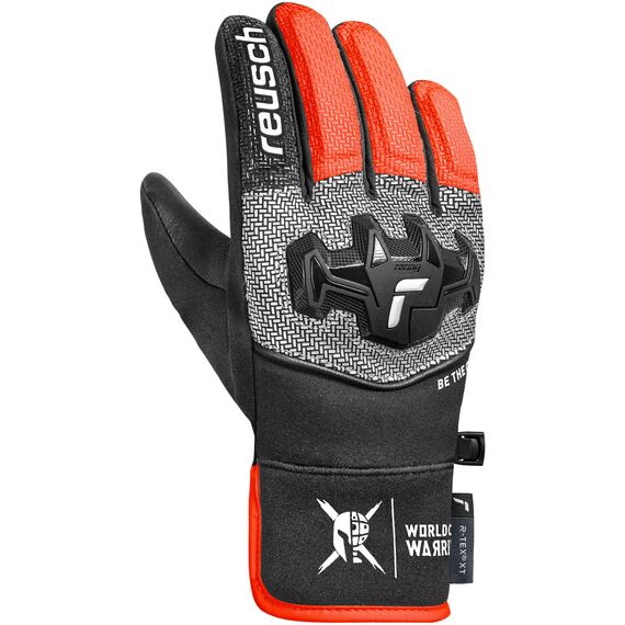 Rękawice narciarskie dziecięce Reusch Worldcup Warrior R-TEX XT Junior czarne, Kolor: czarny, Rozmiar: 6
