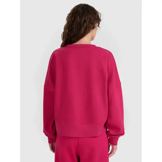 4F bluza dresowa damska 4FWAW25TSWSF1888 różowy