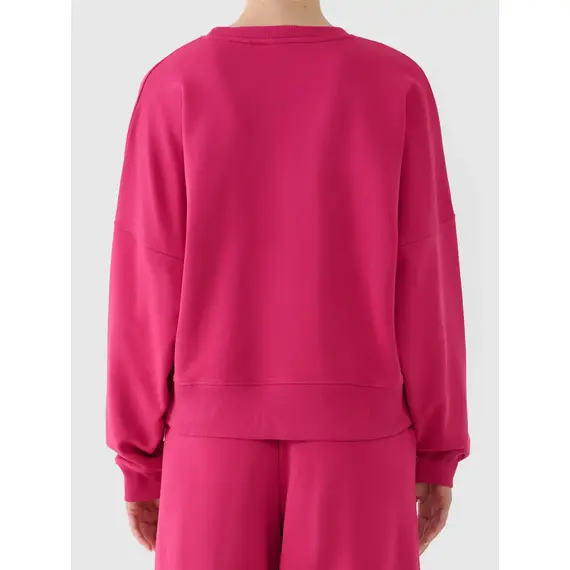 4F bluza dresowa damska 4FWAW25TSWSF1888 różowy