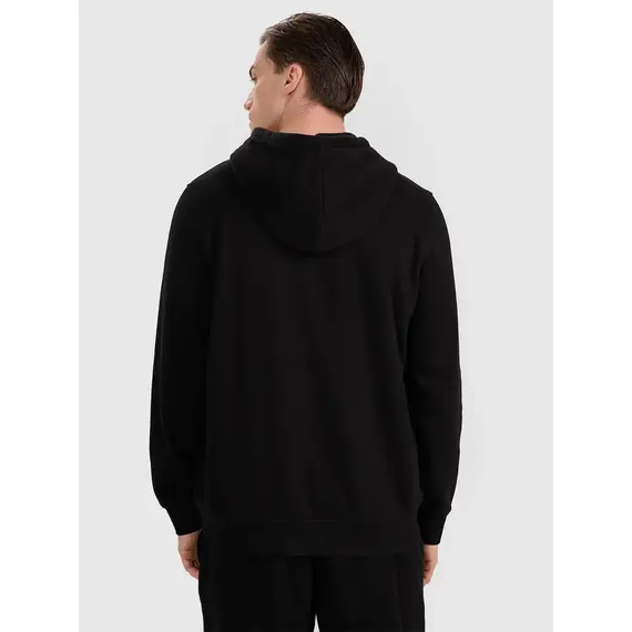 4F bluza dresowa męska z kapturem 4FWMM00TSWSM1766 czarny