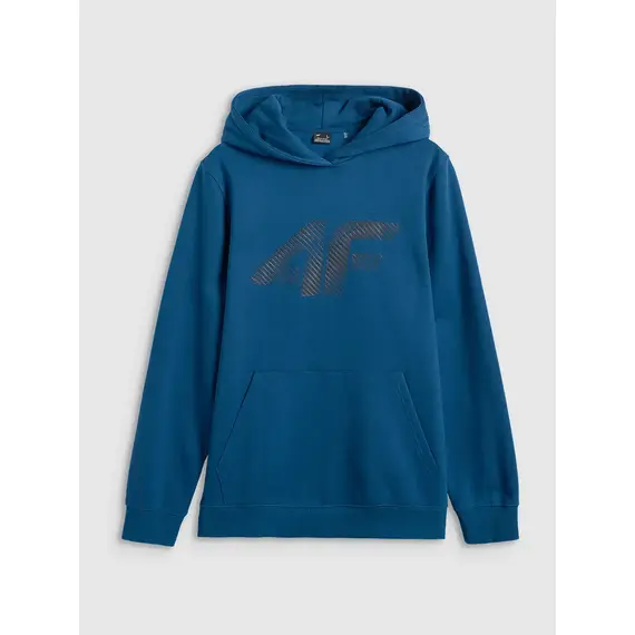 4F bluza dresowa męska z kapturem 4FWMM00TSWSM1766 zielony