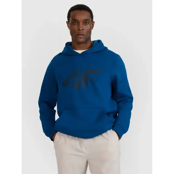 4F bluza dresowa męska z kapturem 4FWMM00TSWSM1766 zielony