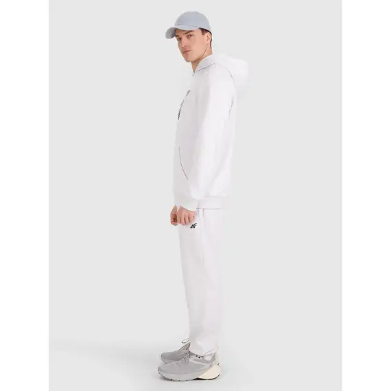 4F bluza dresowa męska z kapturem 4FWMM00TSWSM1766 szary