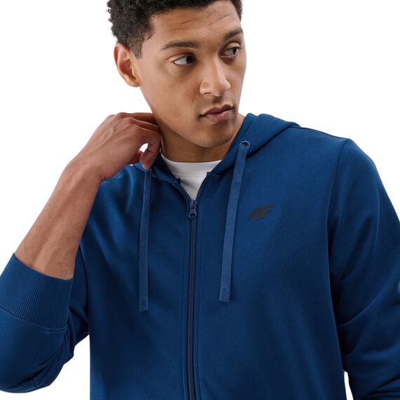 4F bluza rozpinana męska z kapturem 4FWMM00TSWSM1768 zielony