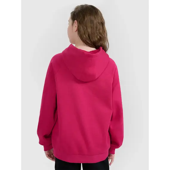 4F bluza dresowa dla dziewczynek 4FJWAW25TSWSF1934 różowy