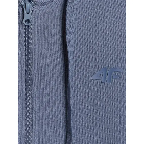 4F bluza rozpinana męska z kapturem 4FWMM00TSWSM1768 niebieski