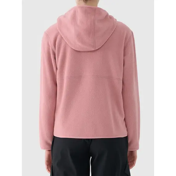 4F bluza polarowa damska polar 4FWAW25TFLEF355 różowy