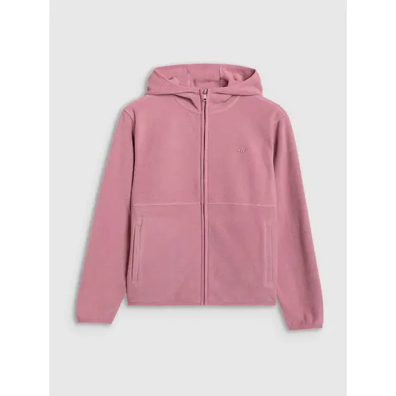4F bluza polarowa damska polar 4FWAW25TFLEF355 różowy