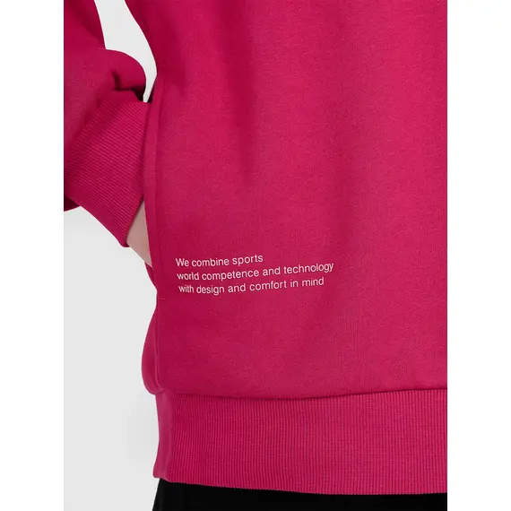 4F bluza dresowa dla dziewczynek 4FJWAW25TSWSF1934 różowy