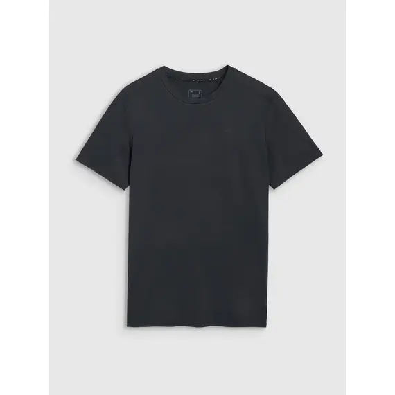 4F koszulka męska treningowa z wykończeniem szybkoschnącym 4FWMM00TFTSM1830 czarny