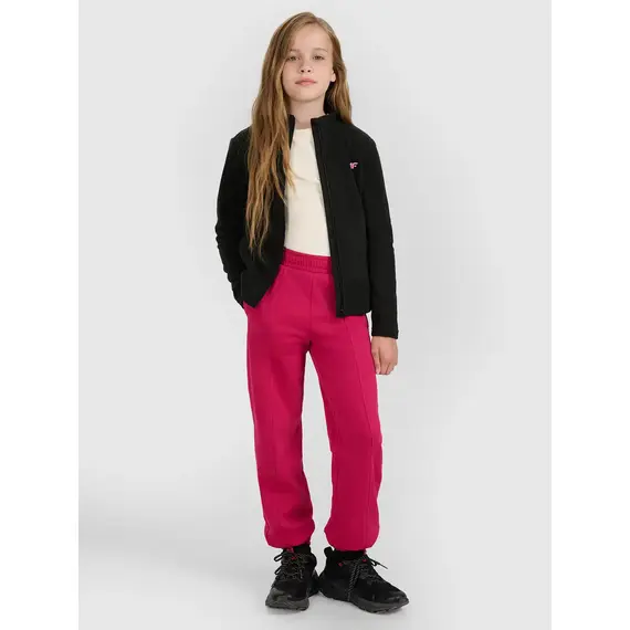 4F bluza polarowa polar dla dziewczynek 4FJWAW25TFLEF346 czarny