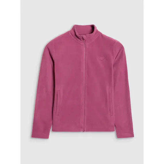 4F bluza polarowa polar dla dziewczynek 4FJWAW25TFLEF346 fioletowy
