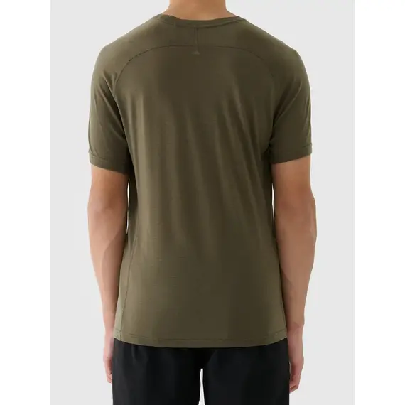 4F koszulka męska z merino 4FWAW25TFTSM1526 zielony