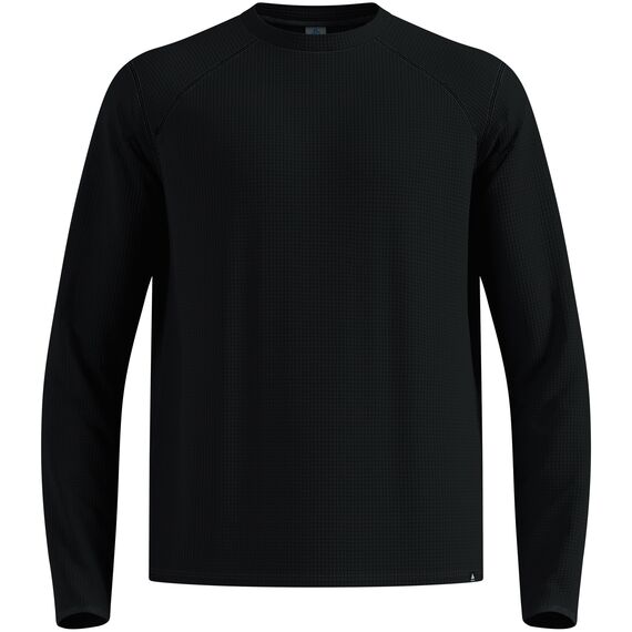 Odlo Bluza bez kaptura Mid Layer CUBIC czarna, Kolor: czarny, Rozmiar: M, 2 zdjęcie