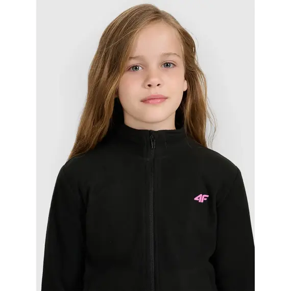 4F bluza polarowa polar dla dziewczynek 4FJWAW25TFLEF346 czarny