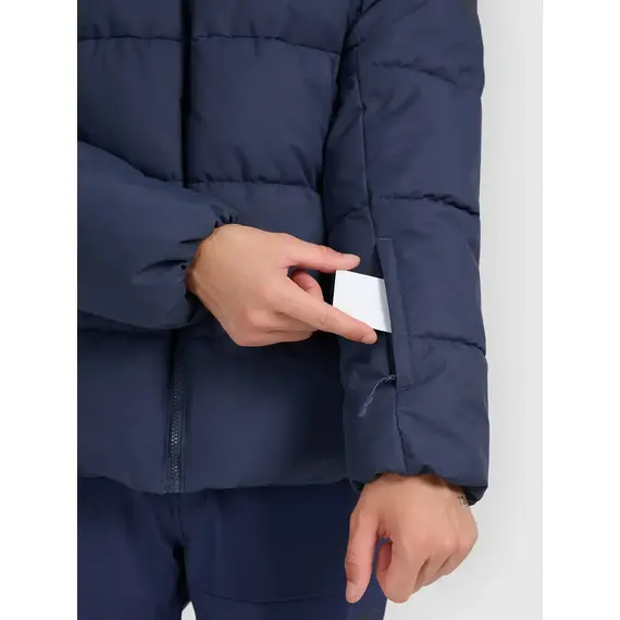 4F kurtka narciarska męska z membraną i wypełnieniem syntetycznym 4FWAW25TTJAM0788 granatowy
