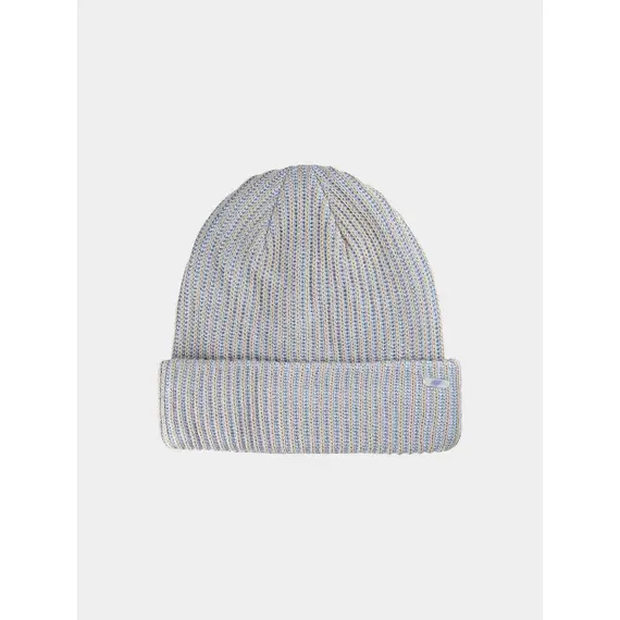 4F czapka z szerokim wywinięciem typu beanie 4FJWAW25ACAPU656, Kolor: brązowy, Rozmiar: one size