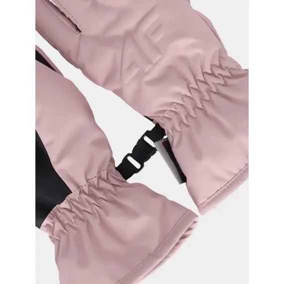 4F rękawice zimowe dziecięce 4FJWAW25AFGLU190 różowy, Kolor: różowy, Rozmiar: L, 2 zdjęcie